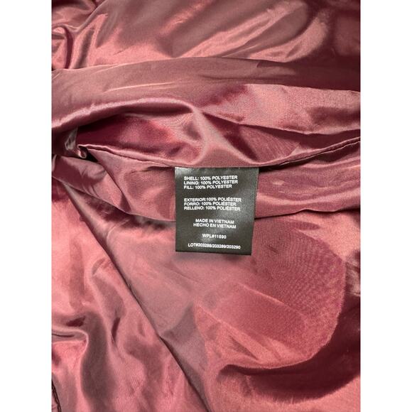 Plum Puffer Vest 🌬️ Winter-Cozy 3/4 Length Layer — Weatherproof - Picture 6 of 8